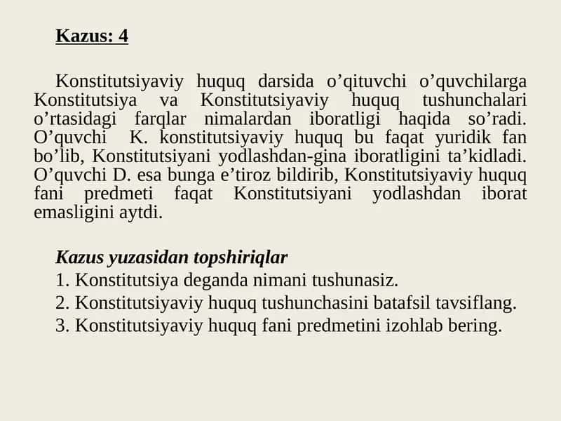 Konstitutsiyaviy huquq tushunchalari