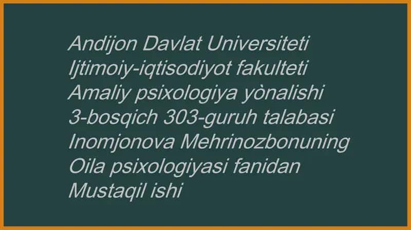 Ajralish va psixologiya