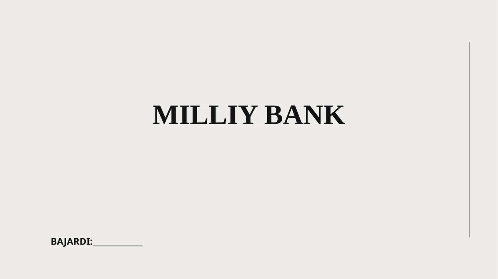 Milliy bank