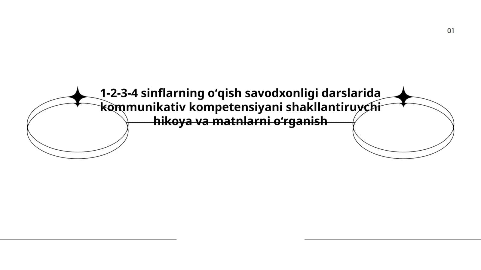 1-2-3-4 sinflarning oʻqish savodxonligi darslarida kommunikativ kompetensiyani shakllantiruvchi hikoya va matnlarni oʻrganish
