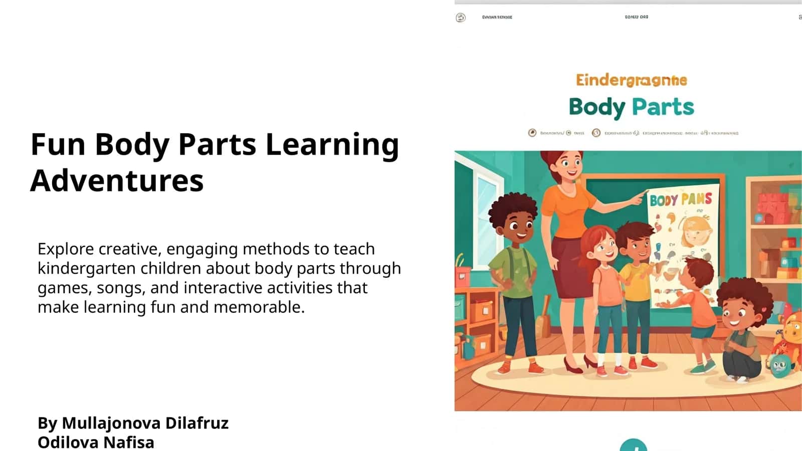 Fun Body Parts Learning Adventures