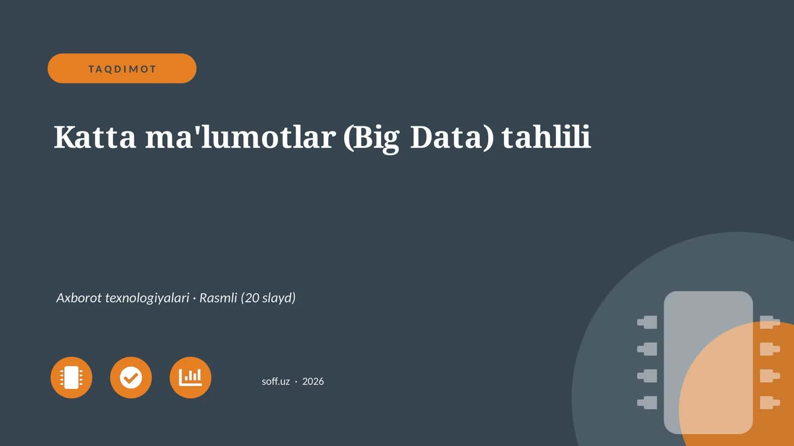 Katta ma'lumotlar (Big Data) tahlili