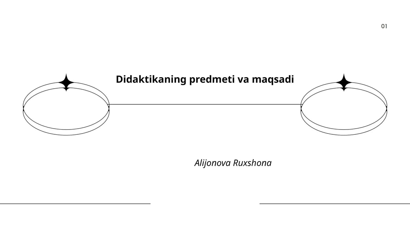 Didaktikaning predmeti va maqsadi
