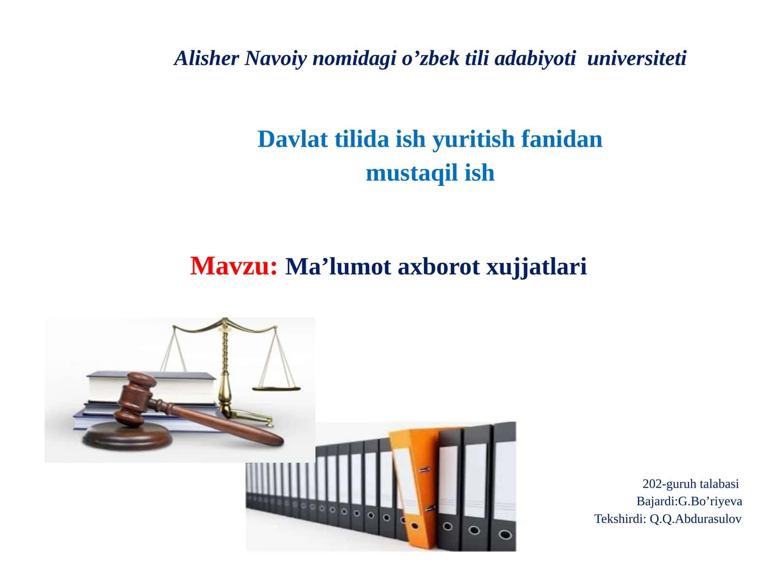 Ma’lumotaxborot xujjatlari