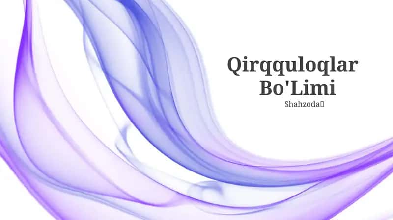 Qirqquloqlar Bo'Limi