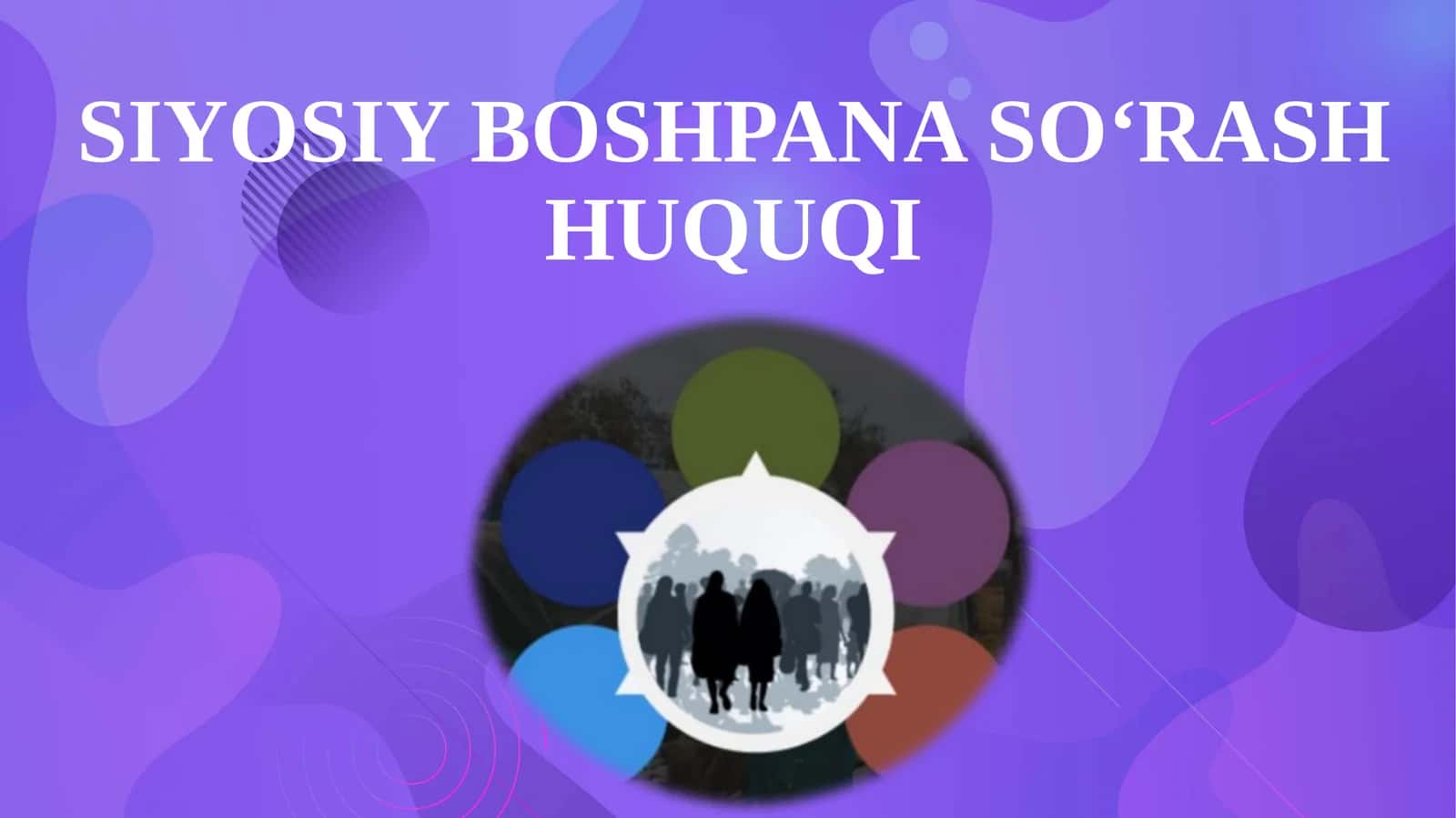 SIYOSIY BOSHPANA SO‘RASH HUQUQI