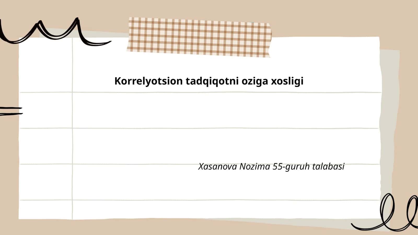 Korrelyatsion tahlil