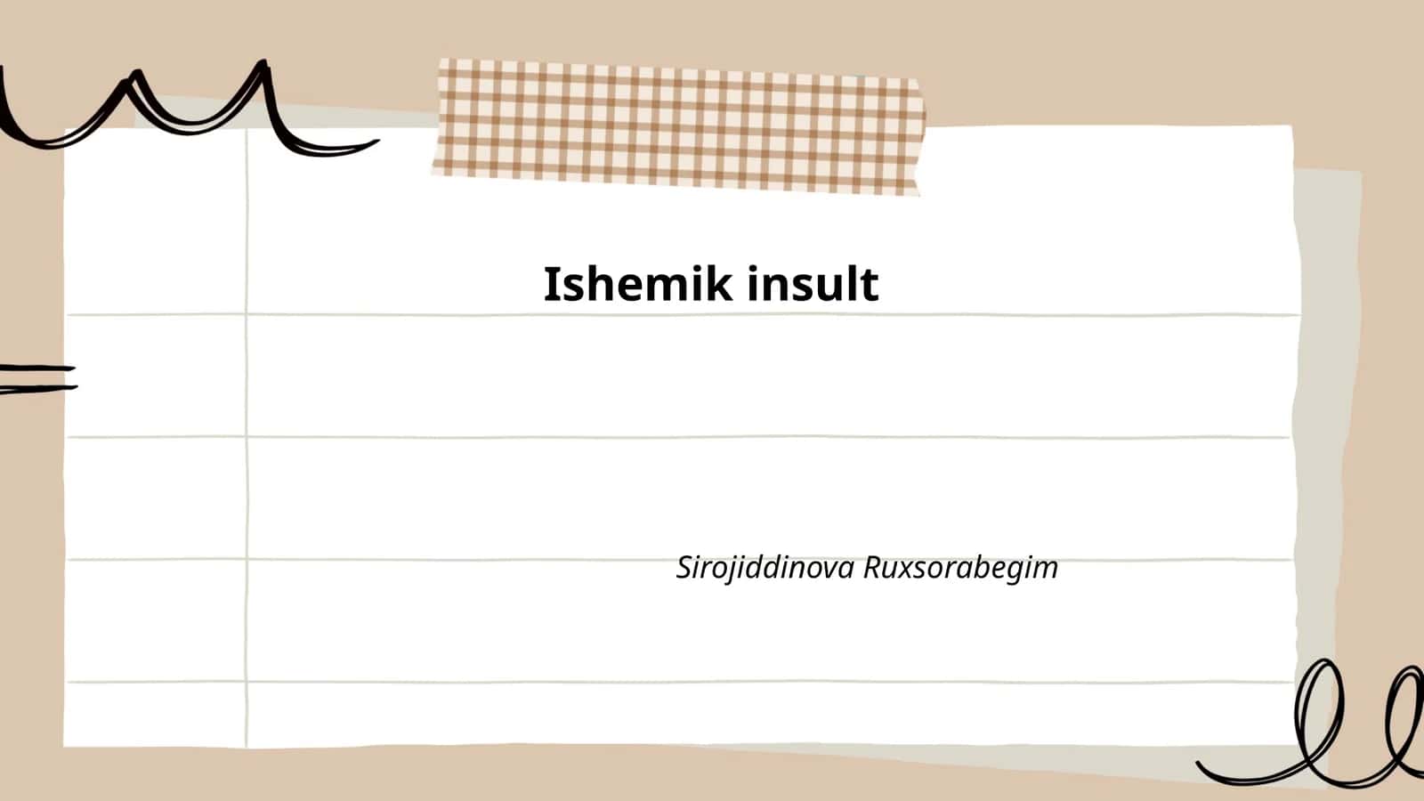 Ishemik insult sababchilari