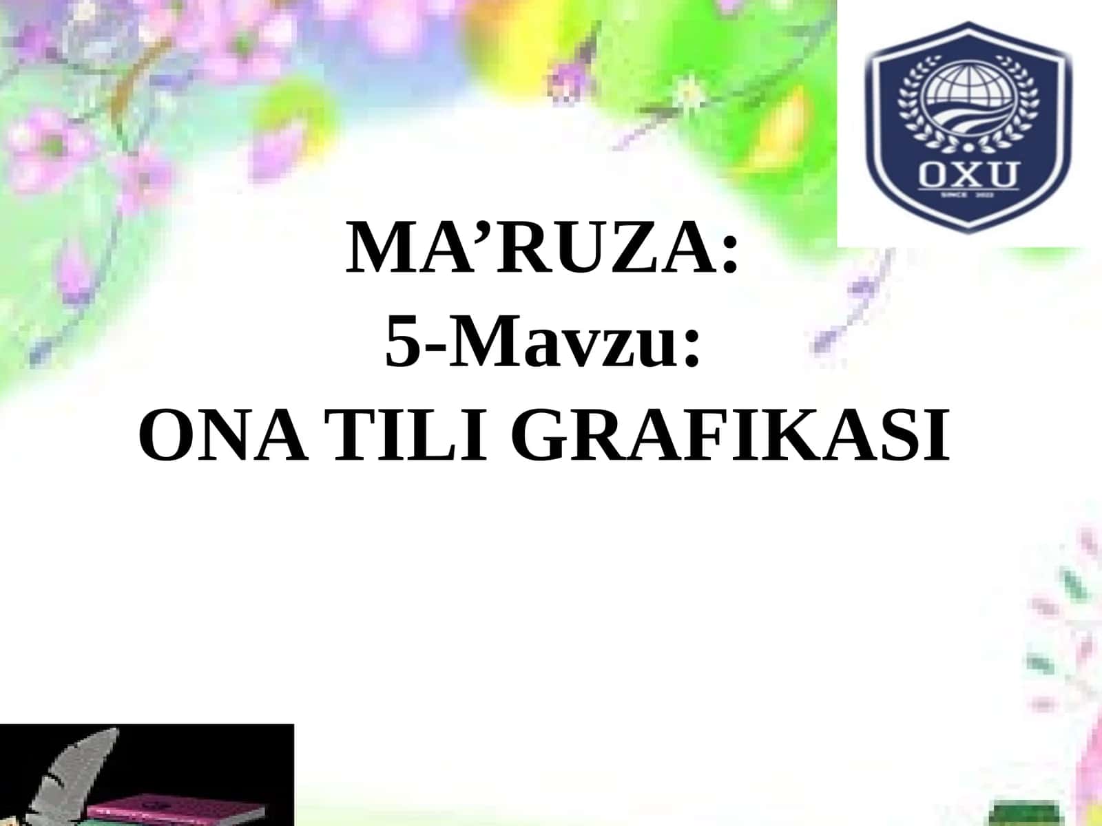 Orfografiya haqida ma’lumot