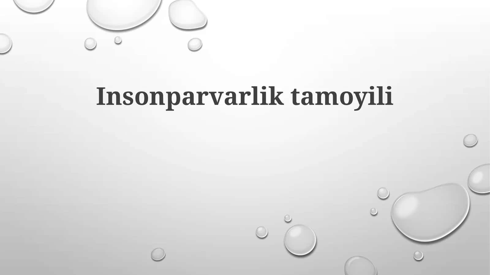 Insonparvarliktamoyili