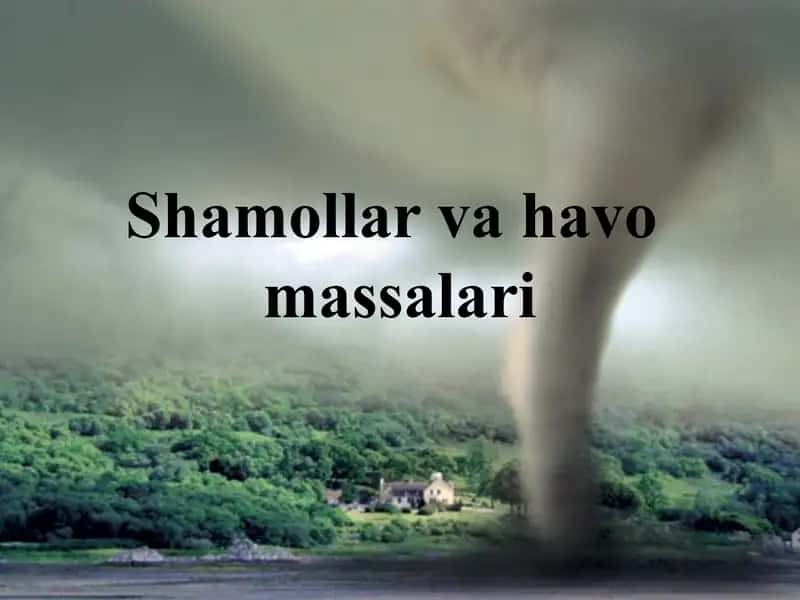 Shamollar va havo massalari.