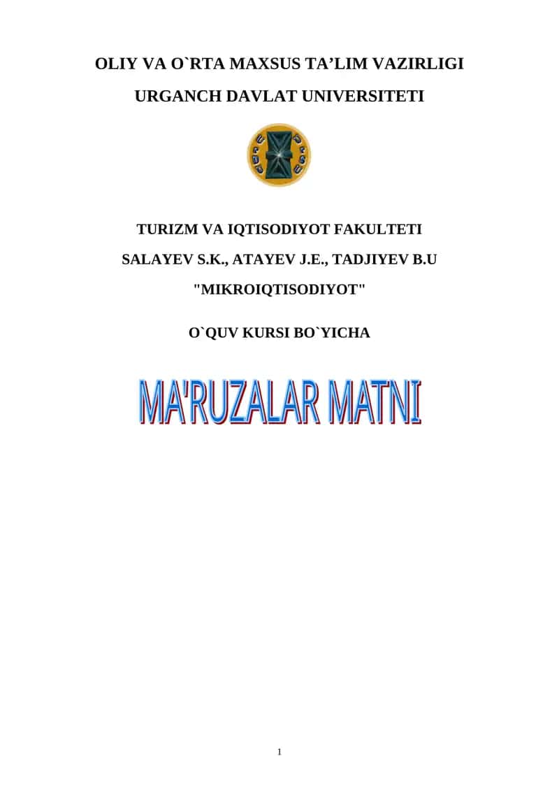 MIKRОIQTISОDIYOT