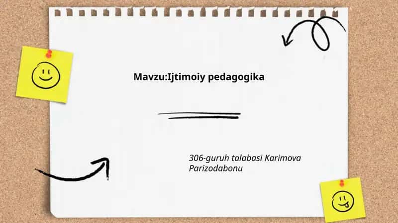 Ijtimoiy Pedagogika