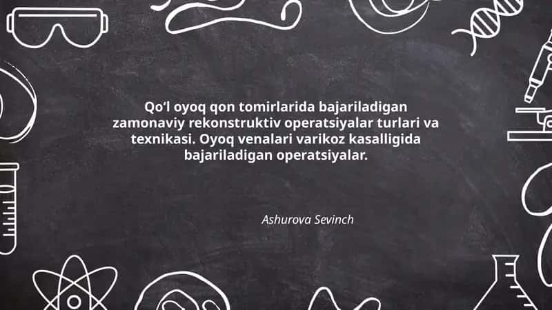 Zamonaviy rekonstruktiv operatsiyalar
