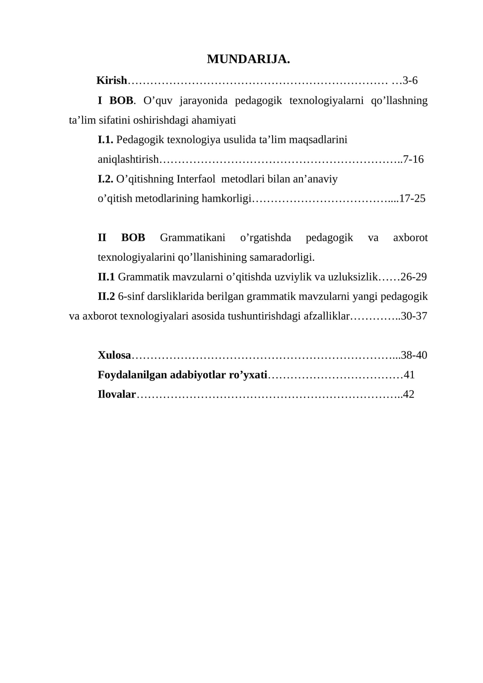 Grammatikani o’rgatishda pedagogik va axborot texnologiyalarini qo’llanishining samaradorligi