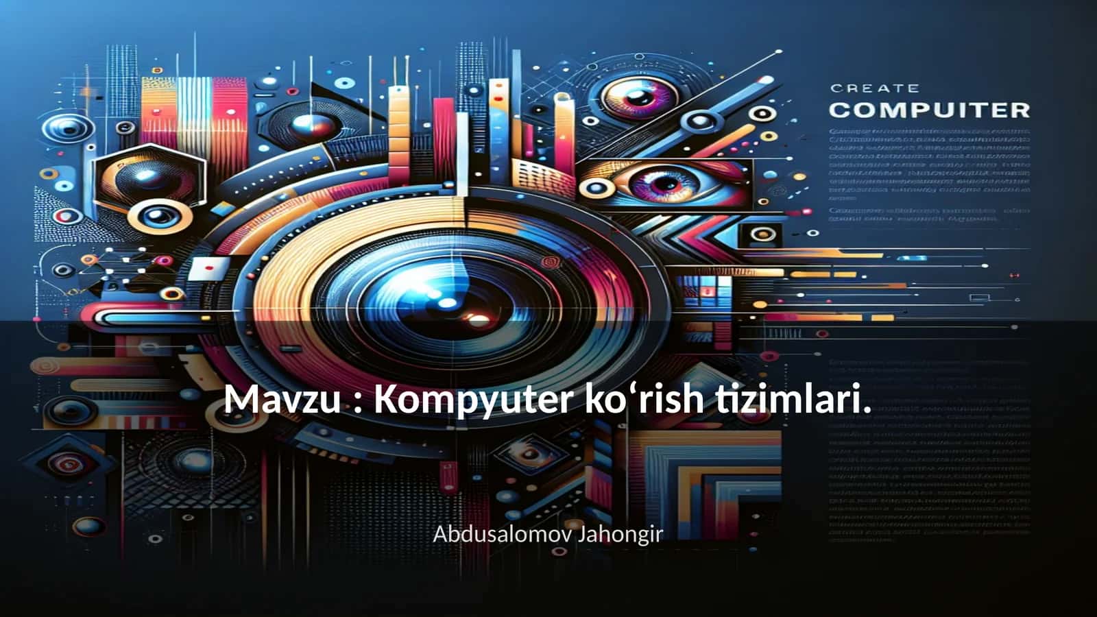 Kompyuter koʻrish tizimlari