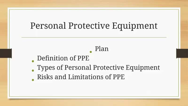 Personal Protective Equipment