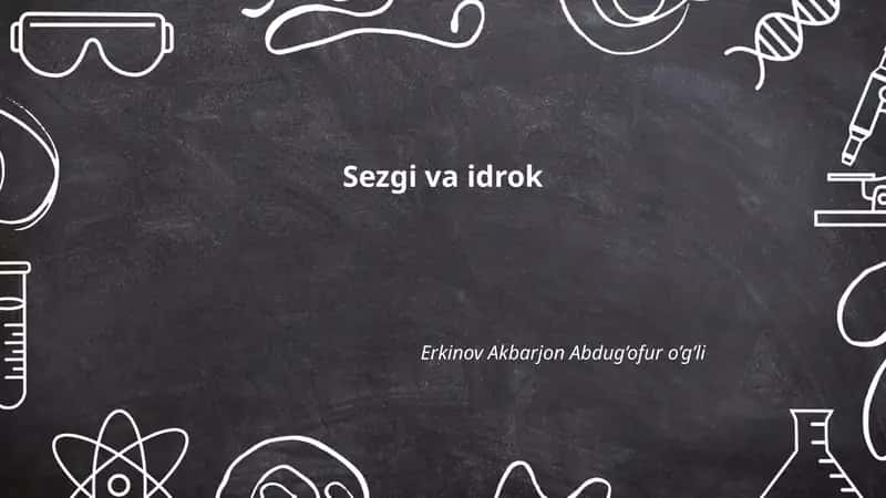 Sezgi va idrok