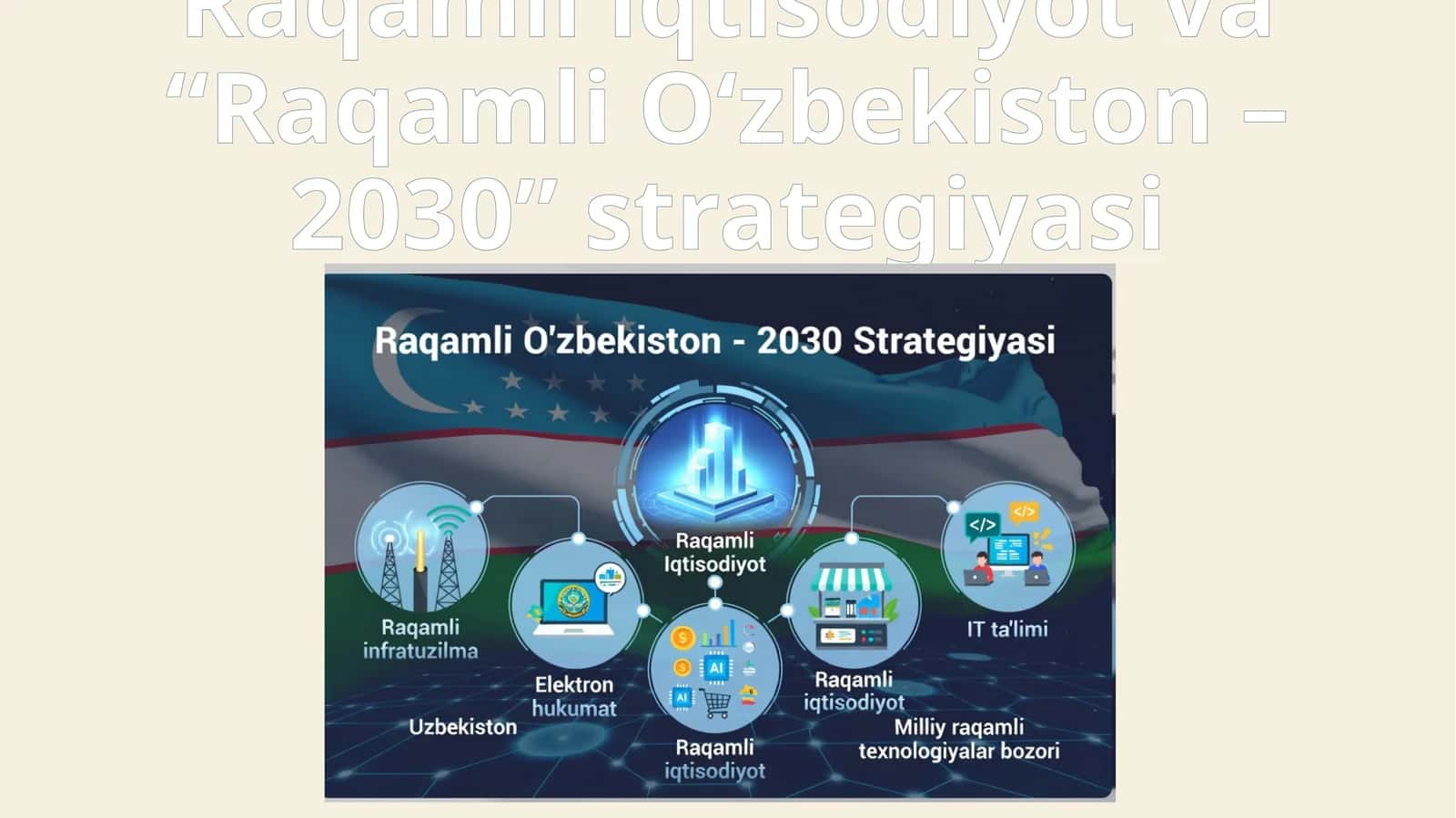 Raqamli iqtisodiyot va “Raqamli O‘zbekiston– 2030” strategiyasi