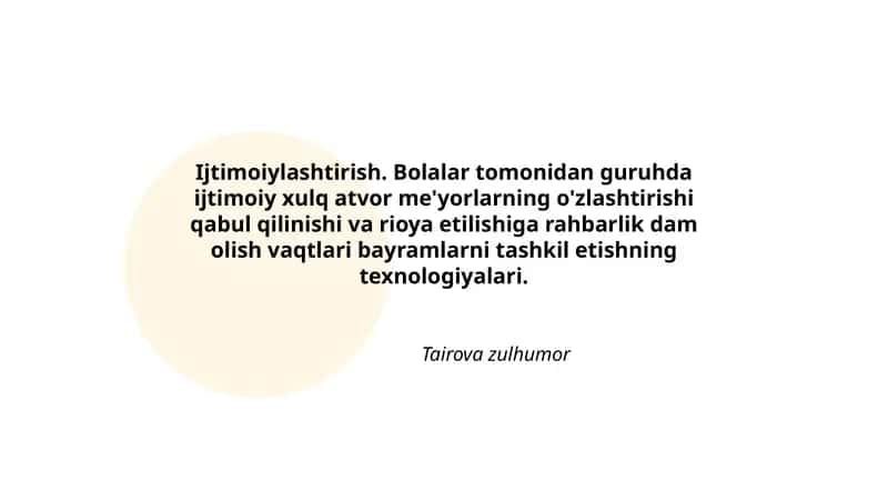 Tashkil etishning texnologiyalari