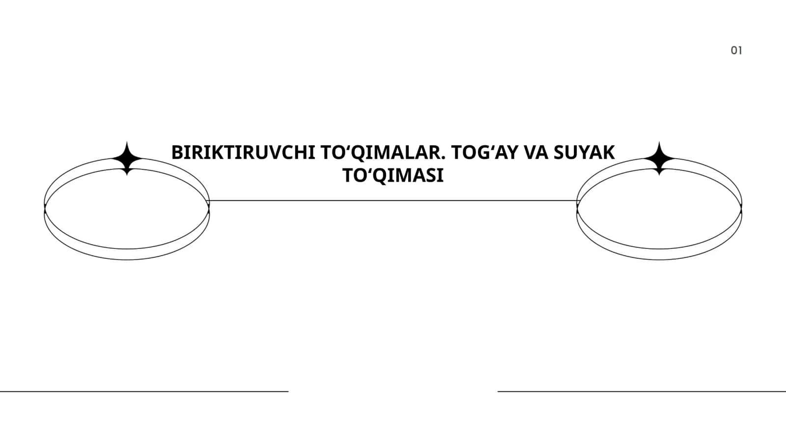 BIRIKTIRUVCHI TOʻQIMALAR. TOGʻAY VA SUYAK TOʻQIMASI