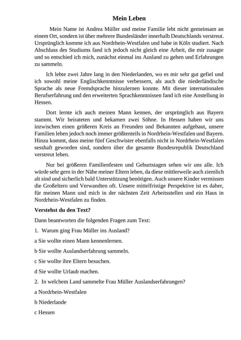 Mein Leben