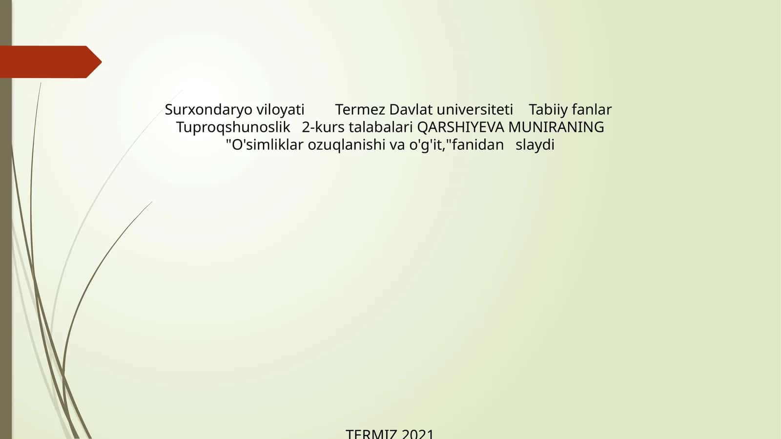 TERMIZ 2021
