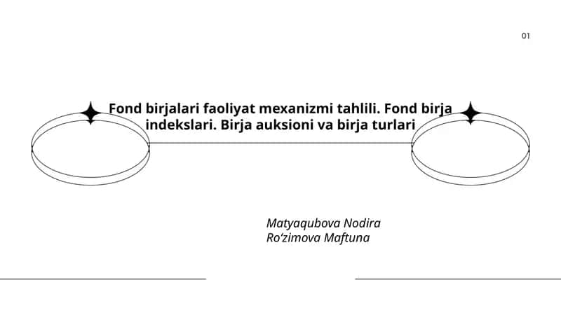 Fond birjalari faoliyat mexanizmi tahlili