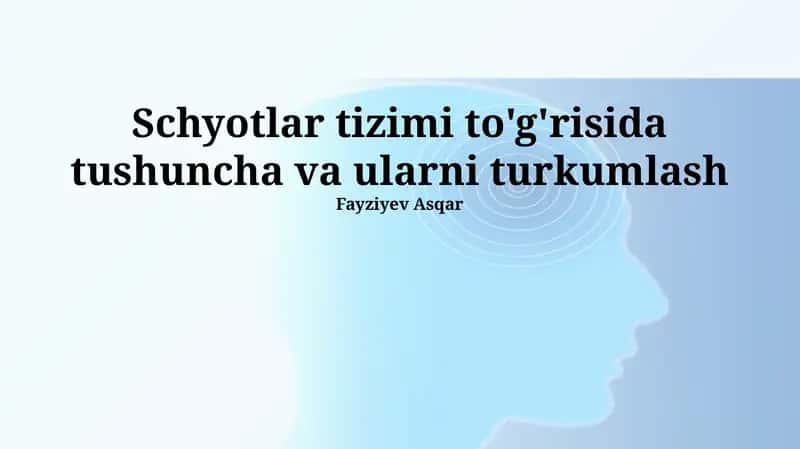 Buxgalteriya Hisobi Tizimlari