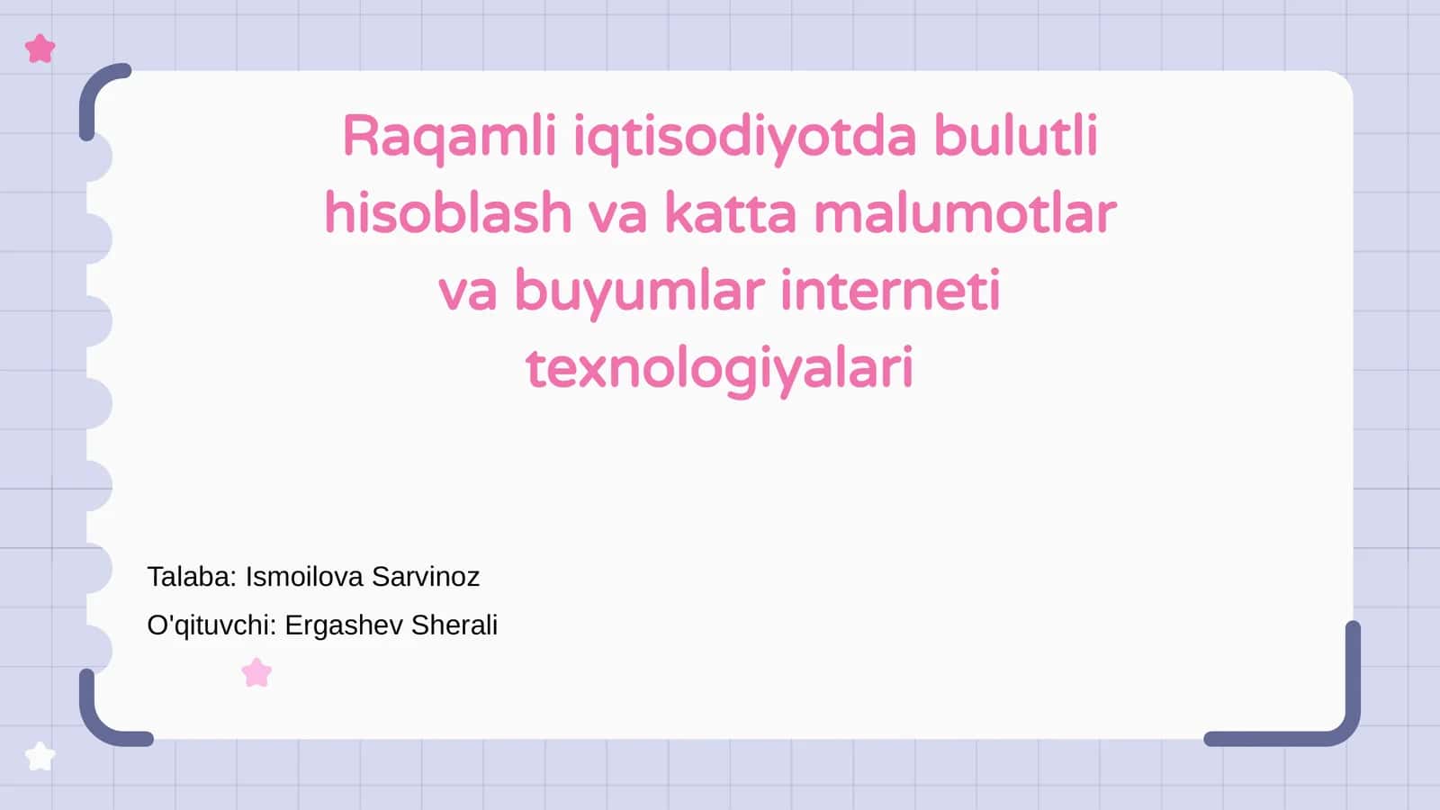 Raqamli Iqtisodiyot va Innovatsiyalar