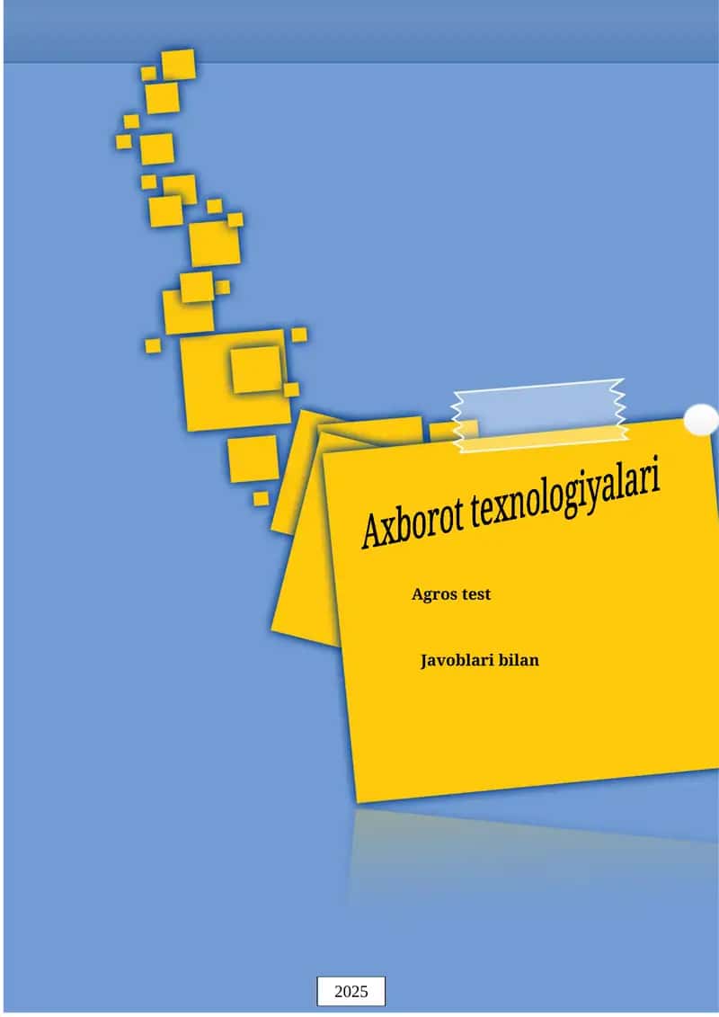 Agros test (AT)