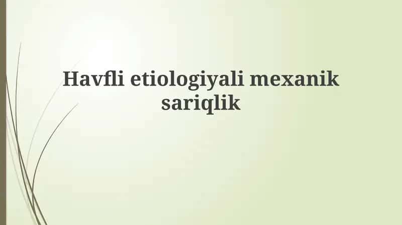 Havflietiologiyalimexaniksariqlik