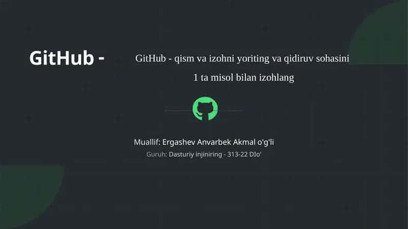 GitHub