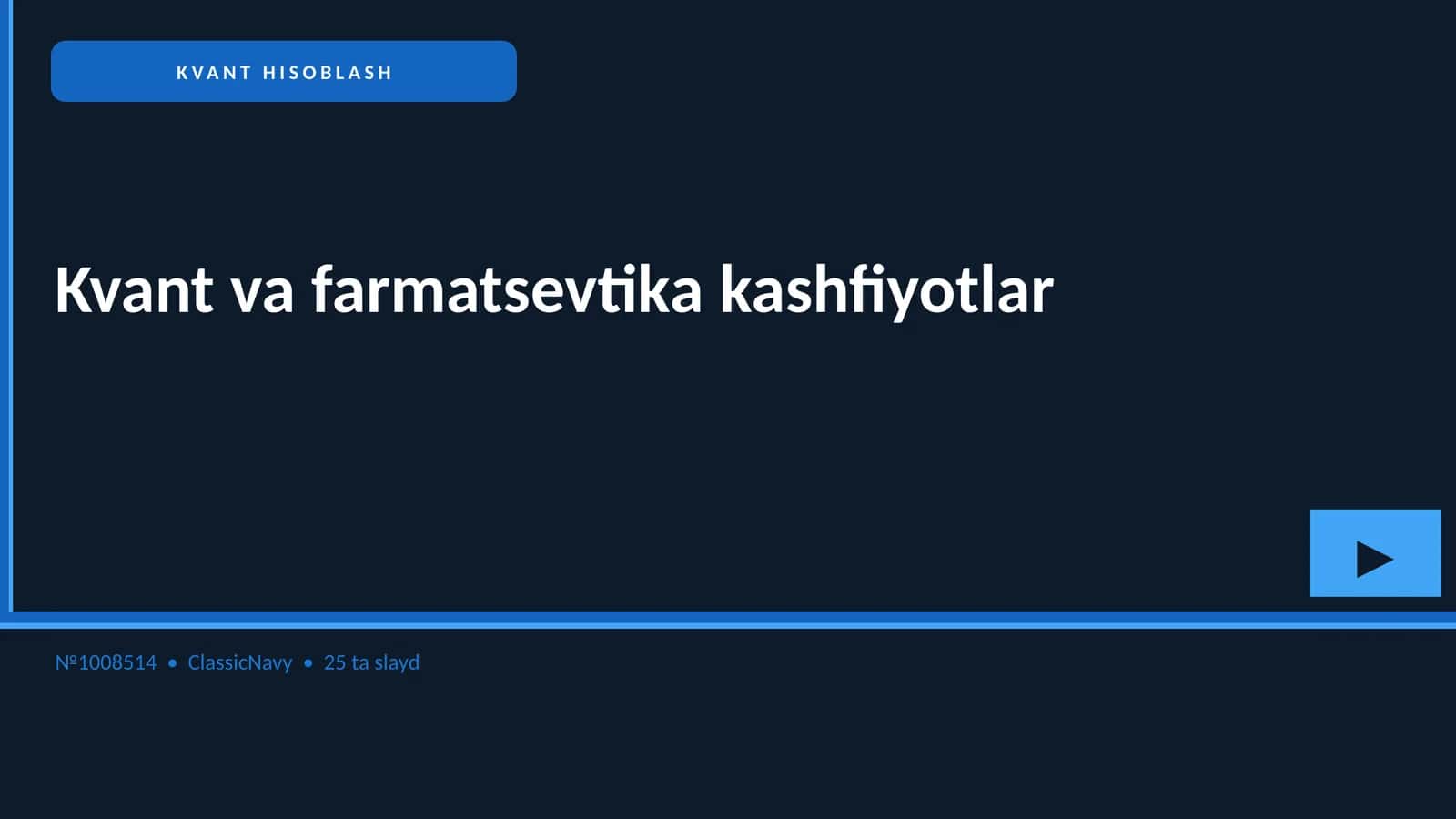 Kvant va farmatsevtika kashfiyotlar