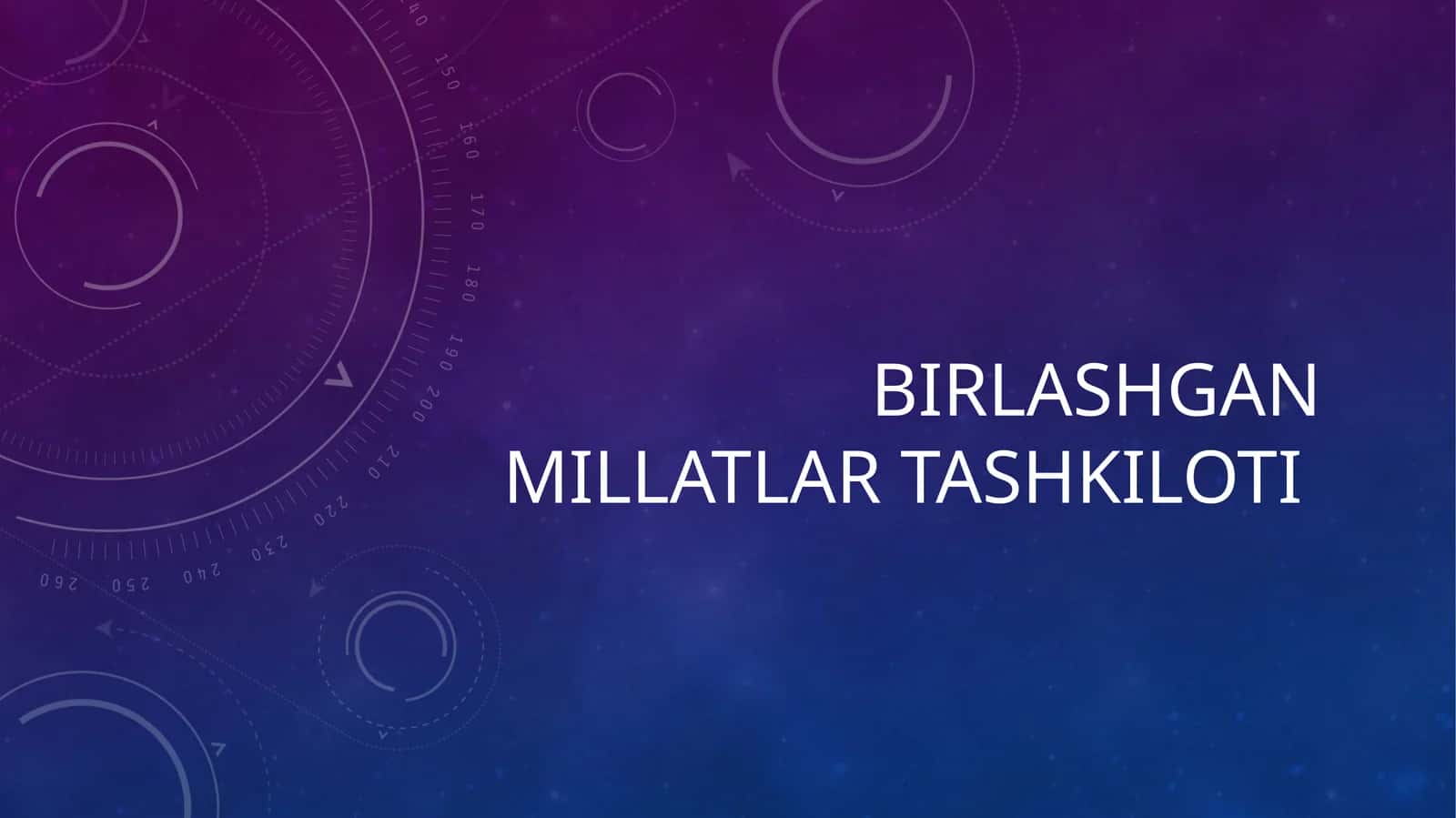 Birlashgan Millatlar Tashkiloti