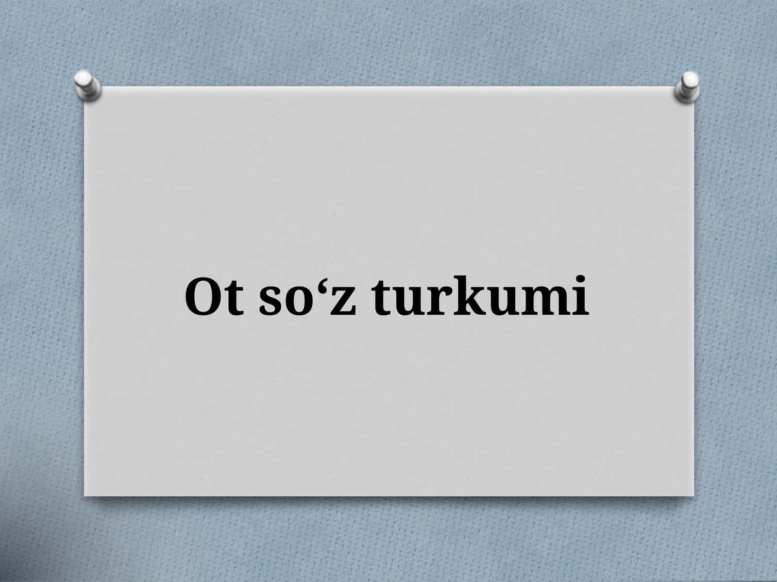 Otso'zturkumi