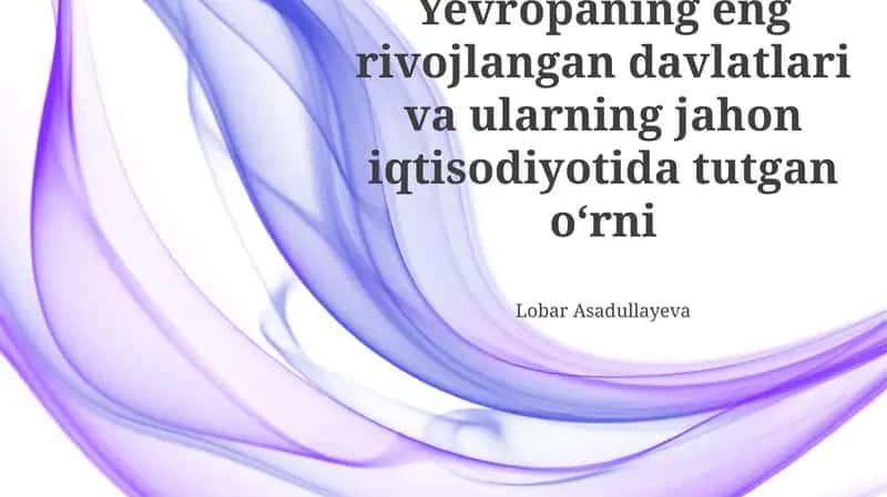 Jahon Liderligi: 21-asrda Yevropaning ta'siri