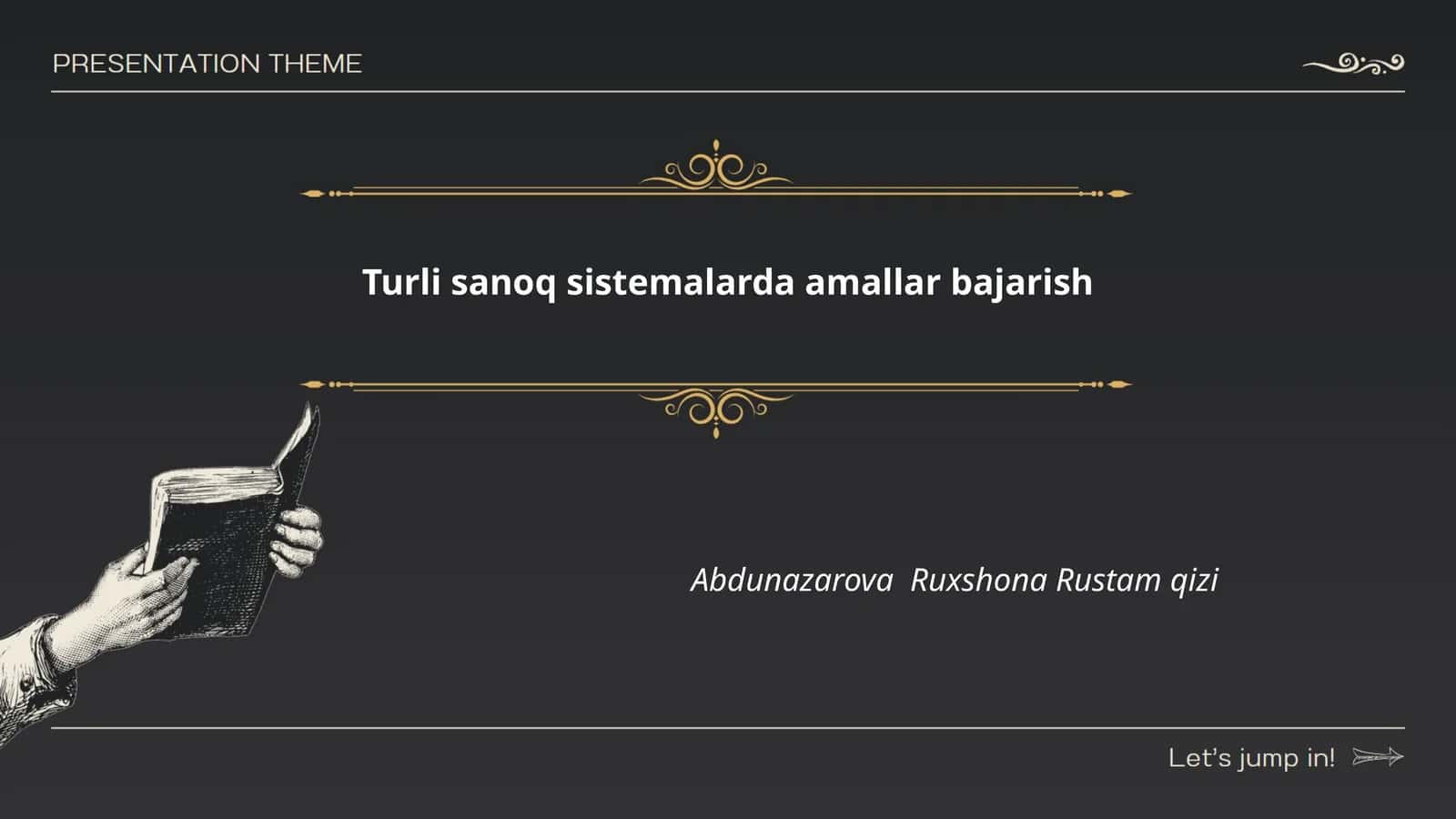 O‘nlik sanoq sistemasida qo‘shish