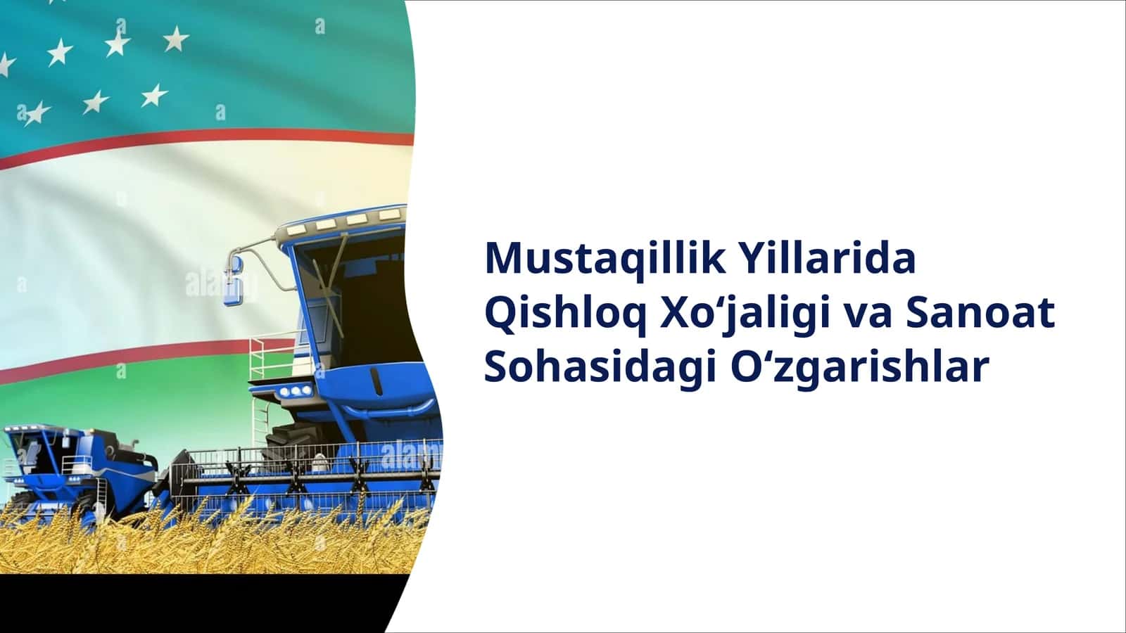 Mustaqillik Yillarida Qishloq Xo‘jaligi va Sanoat Sohasidagi O‘zgarishlar
