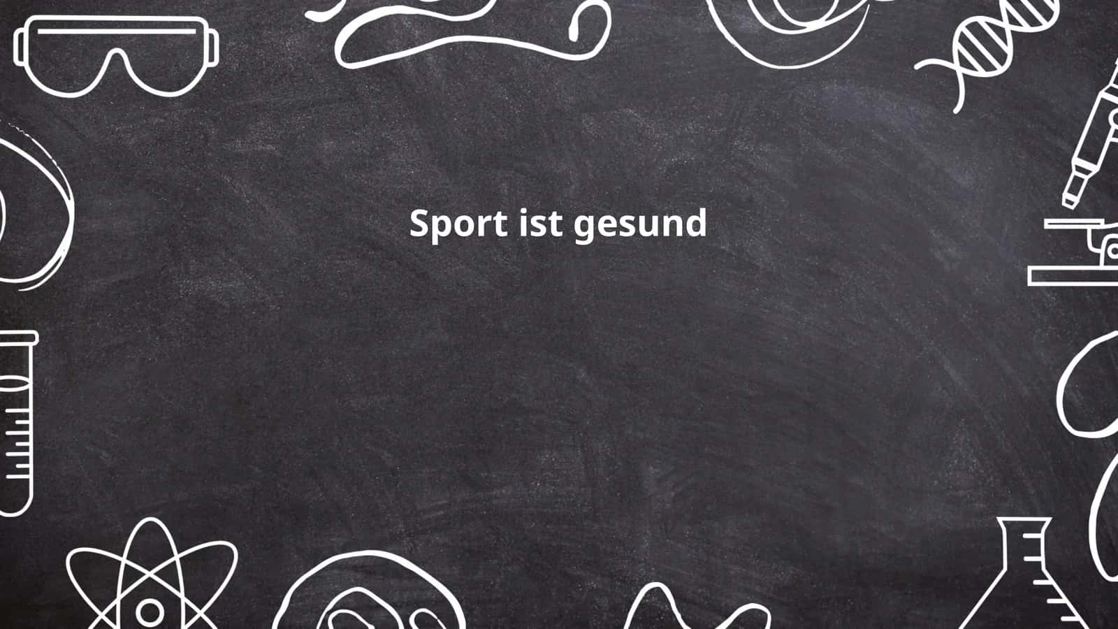 Sport ist gesund