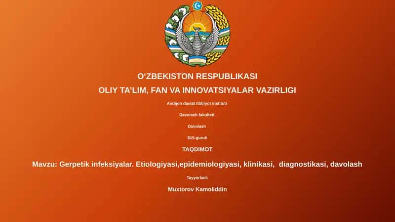 Gerpetik infeksiyalar