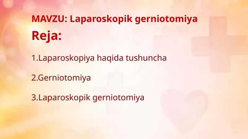 Laparoskopik gerniotomiya