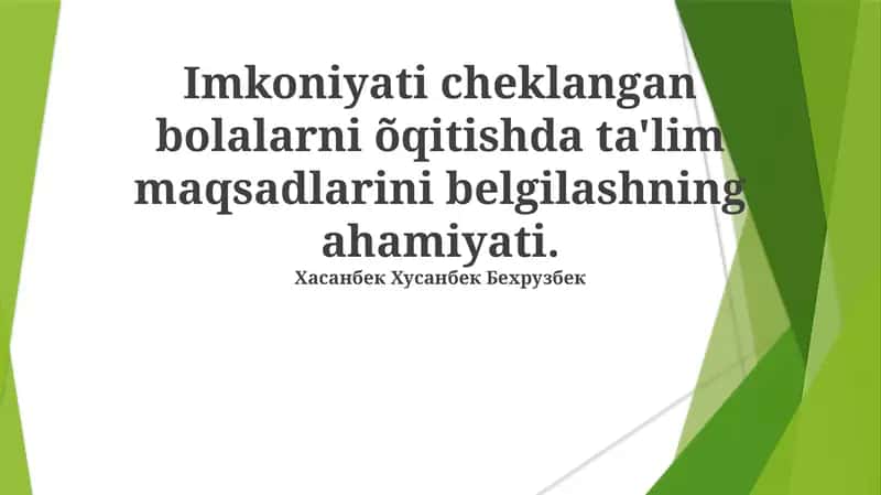 Taraqqiyotni o'lchash va maqsadlarni moslashtirish