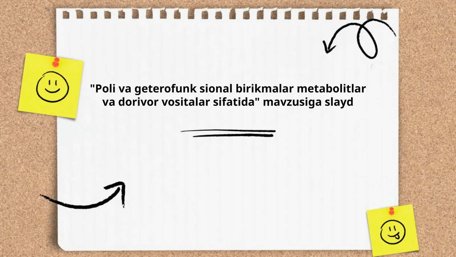 Poli va geterofunk sional birikmalar metabolitlar va dorivor vositalar sifatida