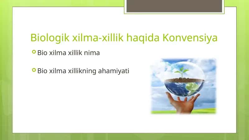 Biologik xilma-xillik haqida Konvensiya
