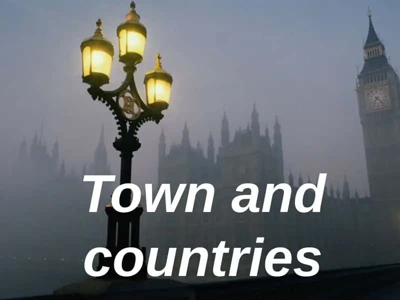 Town and countries
