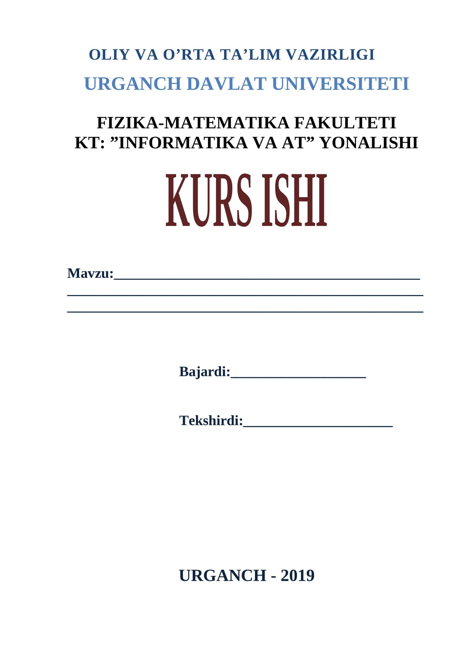 Operatsion tizim haqida umumiy tushuncha
