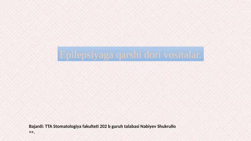 Narkotik opioid analgetiklar va ularning antagonistlari