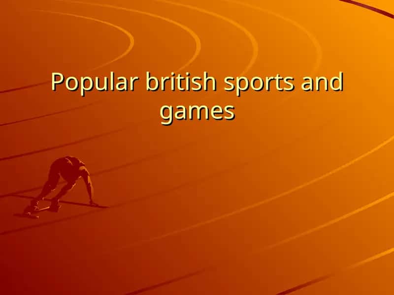 Sport in Britain