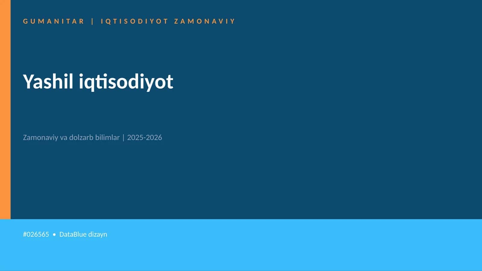 Yashil iqtisodiyot